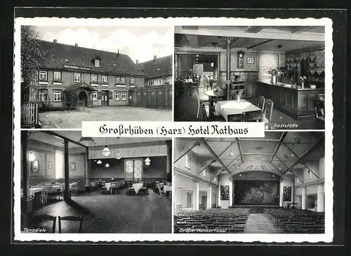 AK Grossrhüden, Hotel Rathaus, Gaststätte, Tanzdiele