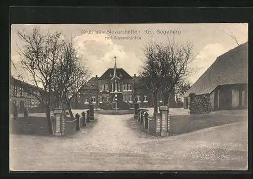 AK Sievershütten /Krs. Segeberg, Hof Sievershütten