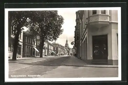 AK Radevormwald, Blick in die Kaiserstrasse