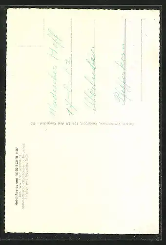 AK Oberbieber, Hotel-Restaurant Wiedischer Hof