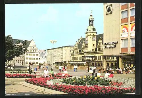 AK Leipzig, Markt und Altes Rathaus