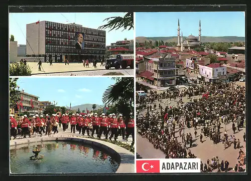 AK Adapazari, Drie Ansichten aus der Stadt