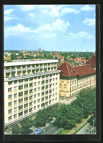 AK Timisoara, Teilansicht aus der Vogelschau