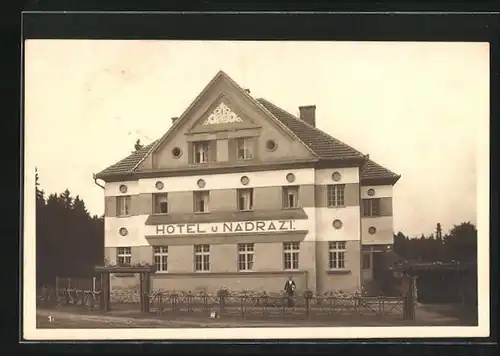 AK Ceská Kubice, Hotel u nádrazi