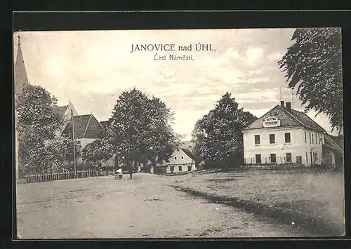 AK Janovice nad Úhl., Cást Námesti