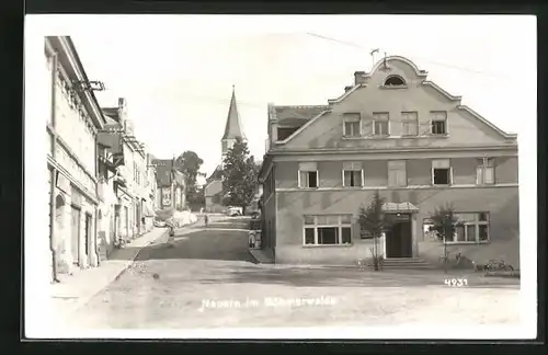 AK Neuern / Böhmerwald, Strassenansicht