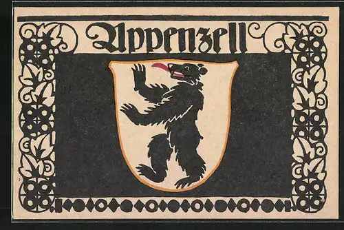 AK Schweiz, Wappen des Kanton Appenzell