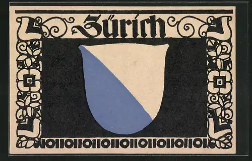 AK Schweiz, Wappen von Zürich
