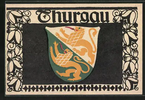 AK Schweiz, Wappen von Thurgau