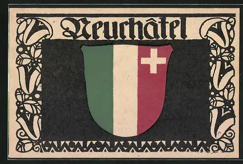AK Schweiz, Wappen von Neuchatel