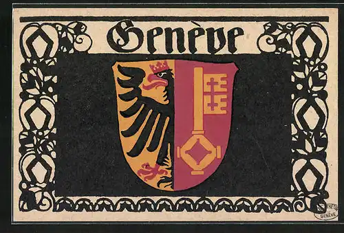 AK Schweiz, Wappen von Genéve