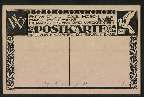 AK Schweiz, Wappen von Zug