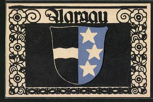 AK Schweiz, Wappen von Aargau