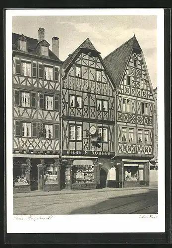 AK Trier, Geschäfte am Hauptmarkt