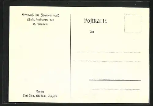 AK Kronach im Frankenwald, Am Bamberger Tor