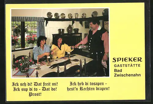 AK Bad Zwischenahn, Gäste in der Gaststätte Spieker