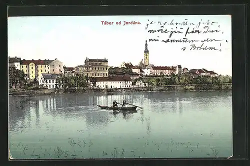 AK Tabor, Teilansicht mit Kirche