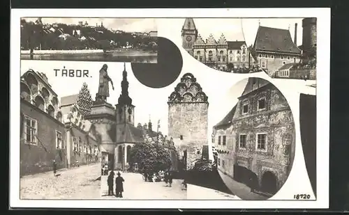 AK Tabor, Ortsansicht und Ansichten aus dem Ort