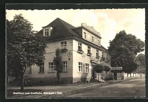 AK Rohrbach im Thür., Gasthaus Zum Auerhahn