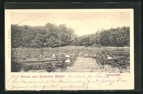 AK Lasbek, Lasbeker Mühle - Teichpartie