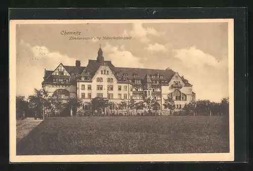 AK Chemnitz, Zimmermann`sche Naturheilanstalt