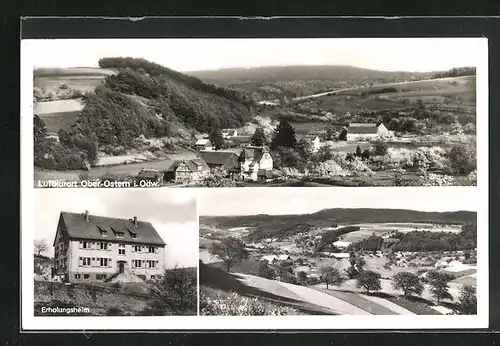 AK Ober-Ostern i. Odw., Totalansicht, Erholungsheim