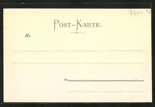 AK Tübingen, Häuser an der Stiftskirche