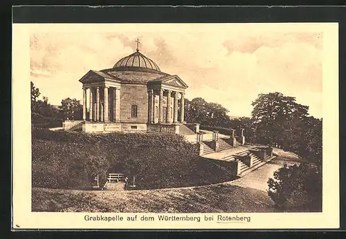 AK Rotenberg in Württemberg, Aufgang zur Grabkapelle