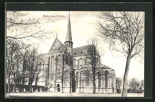 AK Doberan, Partie an der Kirche