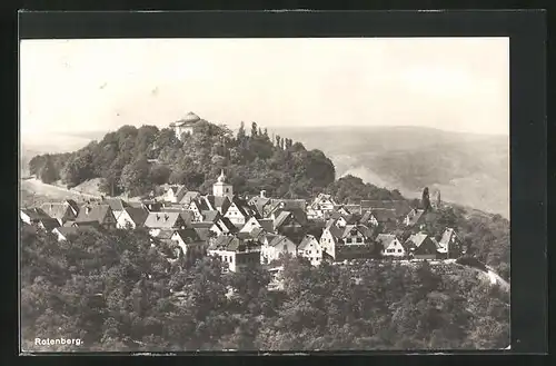 AK Rotenberg in Württemberg, Ortstotale mit der Grabkapelle