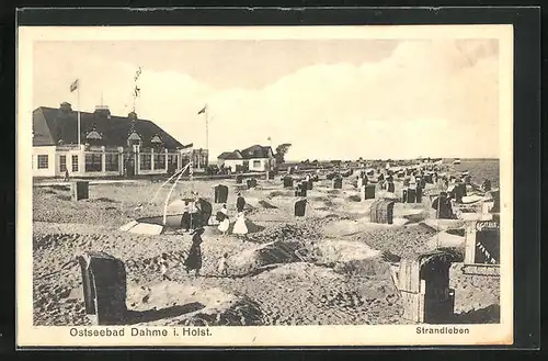AK Dahme in Holstein, Strandkörbe an der Ostsee
