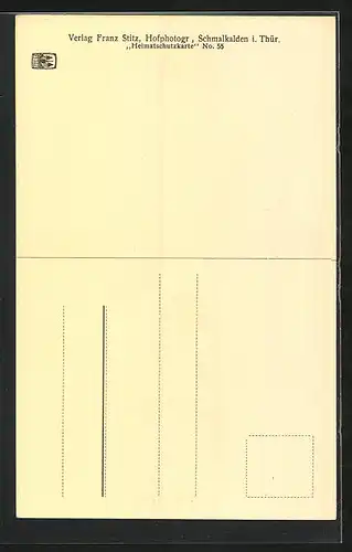 AK Schmalkalden in Thür., Hofportal im Schlosse Wilhelmsburg