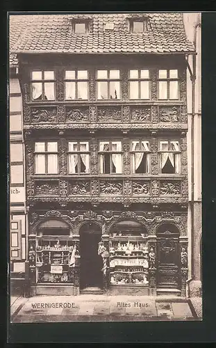 AK Wernigerode, am alten Haus
