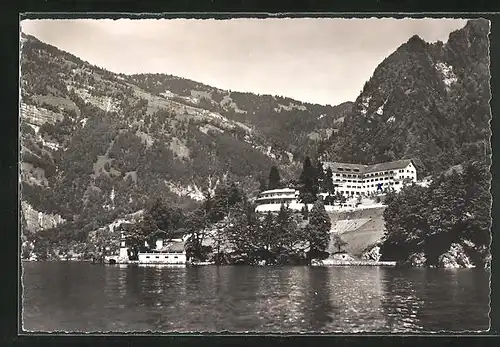 AK Vitznau, Blick auf das Ferienheim des S.M.U.V.