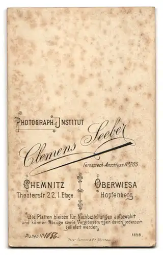 Fotografie Atelier Seeber, Chemnitz, Theater-Str. 22, Portrait junger Herr im edlen Anzug und Fliege