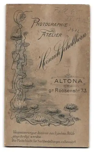 Fotografie Heinrich Schellhorn, Altona, Roosenstr. 73, Uffz. in Uniform Feld-Art.-Rgt. 45