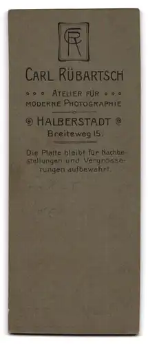 Fotografie C. Rübartsch, Halberstadt, Breiteweg 15, Soldat in Uniform mit Schützenschnur Feld-Art.-Rgt. 20