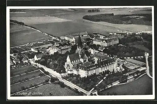 AK St. Ottilien, Fliegeraufnahme des Klosters