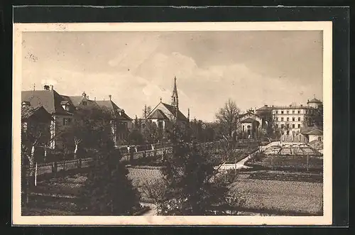 AK Neuendettelsau, Feierabendhaus II, Kirche, Pflegehaus, Mutterhaus