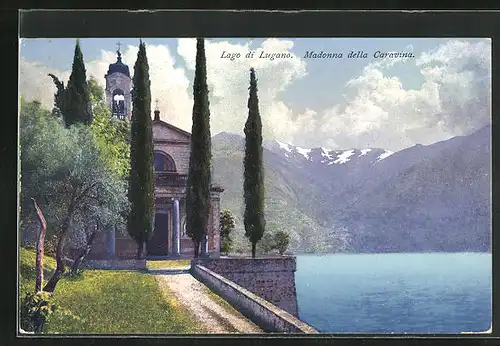 AK Madonna della Caravina, Kapelle am Lago di Lugano