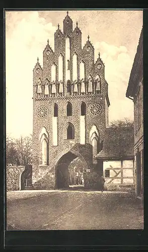 AK Neubrandenburg, Blick auf das neue Tor