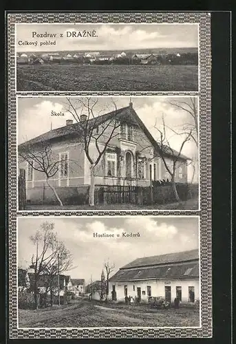 AK Drazen, Skola, Hostinec u Koderu