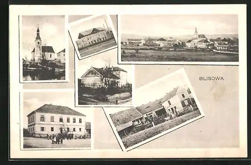 AK Blisowa, Hostinec, Celkový pohled, Kostel