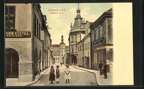 AK Domazlice, Kostelni ulice