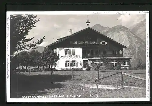 AK Natters, Wald-Gasthof Zur Eiche