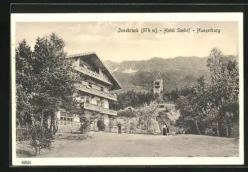 AK Innsbruck, Hotel Seehof, Hungerburg