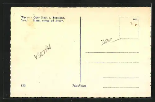 AK Wsetin, Ober-Stadt v. Betschwa