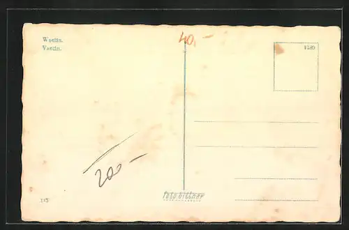 AK Wsetin, Teilansicht mit Bäumen