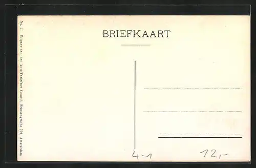 Künstler-AK Tegen de Tariefwet