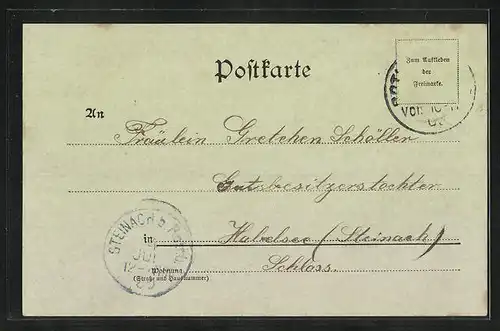 Mondschein-AK Rothenburg o. d. T., Rathaus